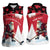 Personalized Canada Christmas Women Sleeveless Polo Shirt Santa Claus Hockey Player - Maple Leaves Pattern - Wonder Print Shop
