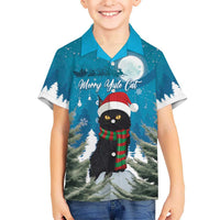 Iceland Christmas Hawaiian Shirt Merry Yule Cat - Wonder Print Shop