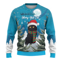 Iceland Christmas Ugly Christmas Sweater Merry Yule Cat - Wonder Print Shop