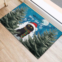 Iceland Christmas Rubber Doormat Merry Yule Cat - Wonder Print Shop