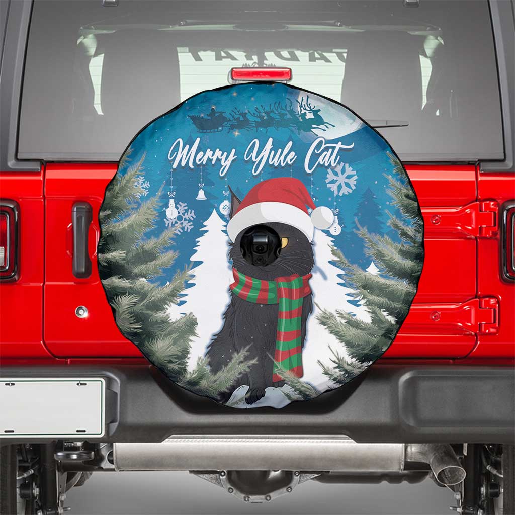 Iceland Christmas Spare Tire Cover Merry Yule Cat - Wonder Print Shop