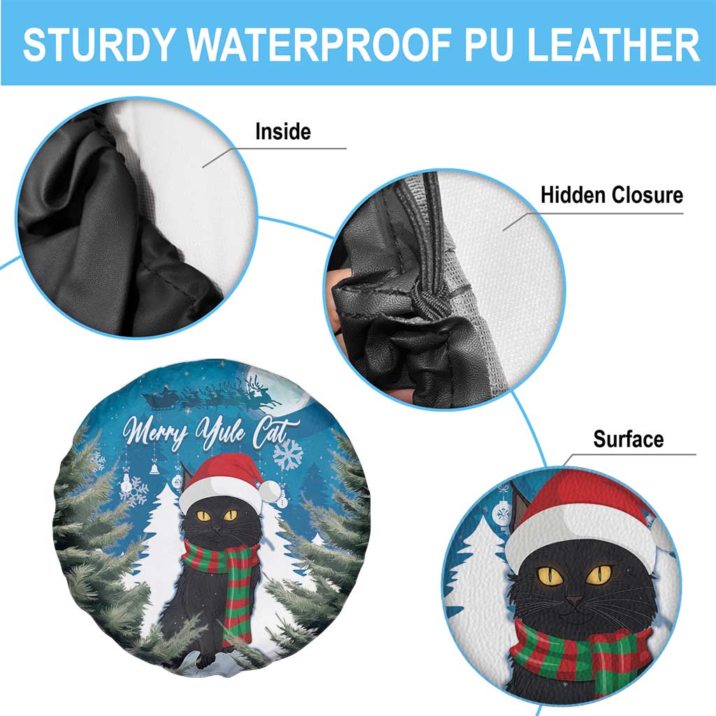 Iceland Christmas Spare Tire Cover Merry Yule Cat - Wonder Print Shop