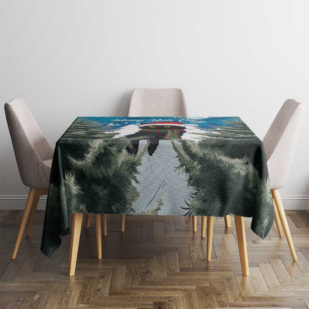 Iceland Christmas Tablecloth Merry Yule Cat - Wonder Print Shop