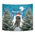 Iceland Christmas Tapestry Merry Yule Cat - Wonder Print Shop