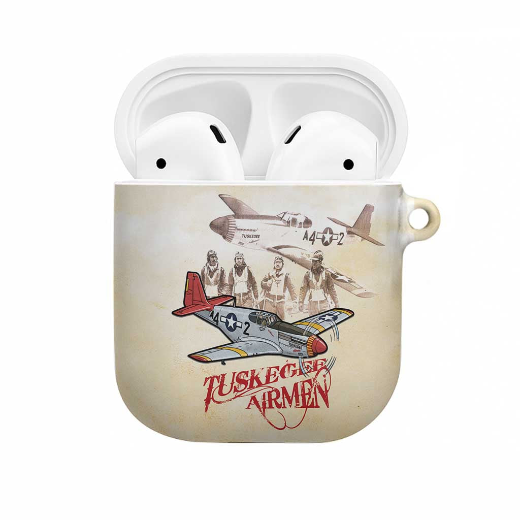 Tuskegee Red Tails Airmen AirPods Case History Aviator Heroes Retro Style - Wonder Print Shop