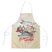 Tuskegee Red Tails Airmen Apron History Aviator Heroes Retro Style - Wonder Print Shop