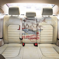 Tuskegee Red Tails Airmen Back Car Seat Cover History Aviator Heroes Retro Style - Wonder Print Shop