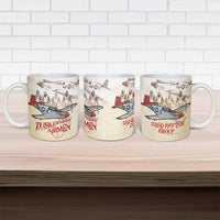 Tuskegee Red Tails Airmen Ceramic Mug History Aviator Heroes Retro Style - Wonder Print Shop