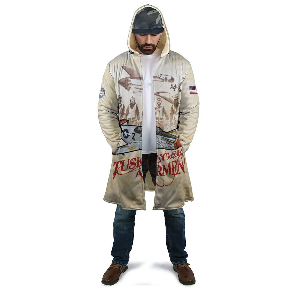 Tuskegee Red Tails Airmen Cloak History Aviator Heroes Retro Style - Wonder Print Shop