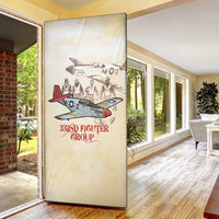 Tuskegee Red Tails Airmen Door Cover History Aviator Heroes Retro Style - Wonder Print Shop