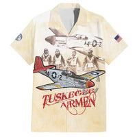 Tuskegee Red Tails Airmen Family Matching Puletasi and Hawaiian Shirt History Aviator Heroes Retro Style - Wonder Print Shop