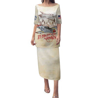 Tuskegee Red Tails Airmen Family Matching Puletasi and Hawaiian Shirt History Aviator Heroes Retro Style - Wonder Print Shop