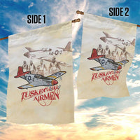 Tuskegee Red Tails Airmen Garden Flag History Aviator Heroes Retro Style - Wonder Print Shop