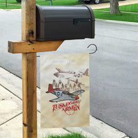 Tuskegee Red Tails Airmen Garden Flag History Aviator Heroes Retro Style - Wonder Print Shop