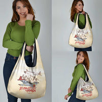 Tuskegee Red Tails Airmen Grocery Bag History Aviator Heroes Retro Style - Wonder Print Shop