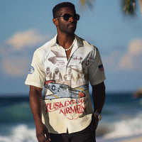 Tuskegee Red Tails Airmen Hawaiian Shirt History Aviator Heroes Retro Style - Wonder Print Shop