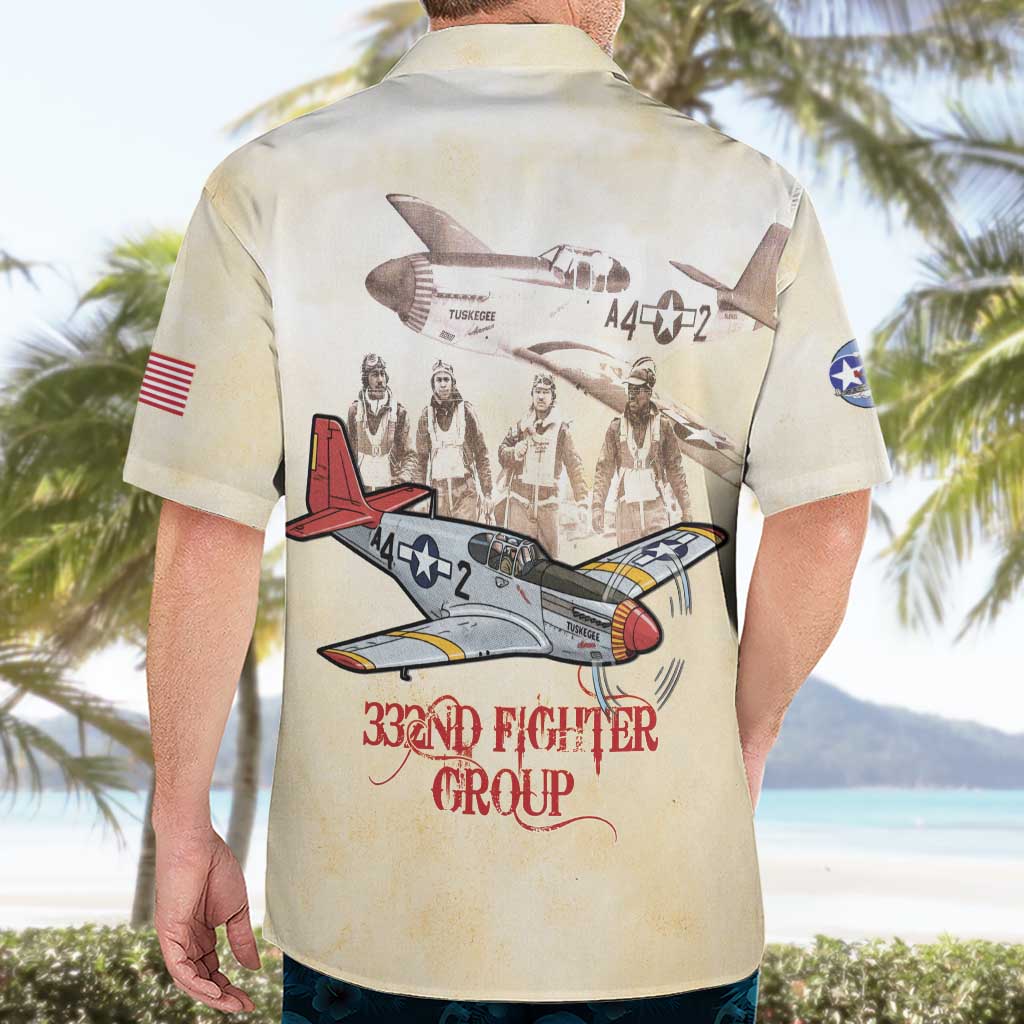 Tuskegee Red Tails Airmen Hawaiian Shirt History Aviator Heroes Retro Style - Wonder Print Shop