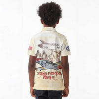 Tuskegee Red Tails Airmen Kid Polo Shirt History Aviator Heroes Retro Style - Wonder Print Shop