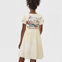 Tuskegee Red Tails Airmen Kid Short Sleeve Dress History Aviator Heroes Retro Style - Wonder Print Shop