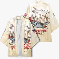 Tuskegee Red Tails Airmen Kimono History Aviator Heroes Retro Style - Wonder Print Shop