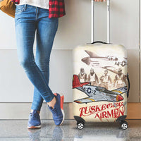 Tuskegee Red Tails Airmen Luggage Cover History Aviator Heroes Retro Style - Wonder Print Shop