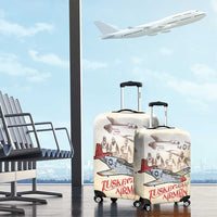 Tuskegee Red Tails Airmen Luggage Cover History Aviator Heroes Retro Style - Wonder Print Shop