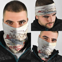 Tuskegee Red Tails Airmen Neck Gaiter History Aviator Heroes Retro Style - Wonder Print Shop