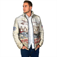 Tuskegee Red Tails Airmen Padded Jacket History Aviator Heroes Retro Style - Wonder Print Shop