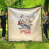 Tuskegee Red Tails Airmen Quilt History Aviator Heroes Retro Style - Wonder Print Shop