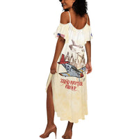 Tuskegee Red Tails Airmen Summer Maxi Dress History Aviator Heroes Retro Style - Wonder Print Shop