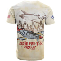 Tuskegee Red Tails Airmen T Shirt History Aviator Heroes Retro Style - Wonder Print Shop