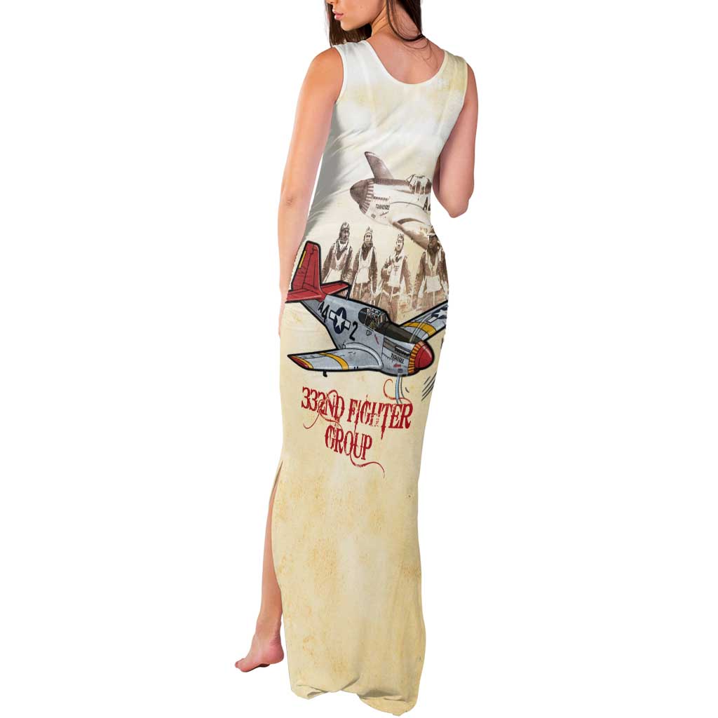 Tuskegee Red Tails Airmen Tank Maxi Dress History Aviator Heroes Retro Style - Wonder Print Shop