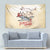Tuskegee Red Tails Airmen Tapestry History Aviator Heroes Retro Style - Wonder Print Shop
