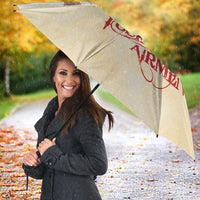 Tuskegee Red Tails Airmen Umbrella History Aviator Heroes Retro Style - Wonder Print Shop