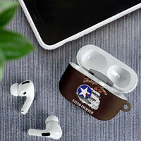 Tuskegee Airmen WWII Heroes AirPods Case The Great American Aviators Brown Leather Pattern - Wonder Print Shop