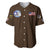 Tuskegee Airmen WWII Heroes Baseball Jersey The Great American Aviators Brown Leather Pattern - Wonder Print Shop