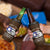 Tuskegee Airmen WWII Heroes 4 in 1 Can Cooler Tumbler The Great American Aviators Brown Leather Pattern - Wonder Print Shop