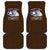 Tuskegee Airmen WWII Heroes Car Mats The Great American Aviators Brown Leather Pattern - Wonder Print Shop