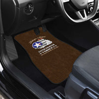 Tuskegee Airmen WWII Heroes Car Mats The Great American Aviators Brown Leather Pattern - Wonder Print Shop