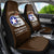 Tuskegee Airmen WWII Heroes Car Seat Cover The Great American Aviators Brown Leather Pattern - Wonder Print Shop