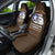Tuskegee Airmen WWII Heroes Car Seat Cover The Great American Aviators Brown Leather Pattern - Wonder Print Shop