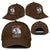 Tuskegee Airmen WWII Heroes Classic Cap The Great American Aviators Brown Leather Pattern - Wonder Print Shop
