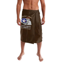 Tuskegee Airmen WWII Heroes Lavalava The Great American Aviators Brown Leather Pattern - Wonder Print Shop