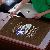 Tuskegee Airmen WWII Heroes Puzzle The Great American Aviators Brown Leather Pattern - Wonder Print Shop
