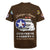Tuskegee Airmen WWII Heroes Rugby Jersey The Great American Aviators Brown Leather Pattern - Wonder Print Shop