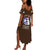 Tuskegee Airmen WWII Heroes Summer Maxi Dress The Great American Aviators Brown Leather Pattern - Wonder Print Shop