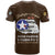 Tuskegee Airmen WWII Heroes T Shirt The Great American Aviators Brown Leather Pattern - Wonder Print Shop