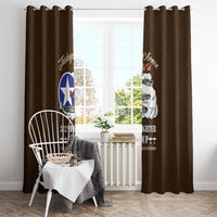Tuskegee Airmen WWII Heroes Window Curtain The Great American Aviators Brown Leather Pattern - Wonder Print Shop