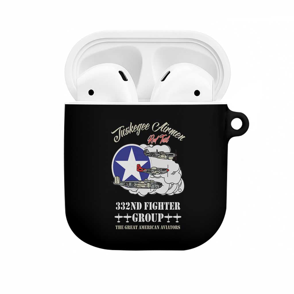 Tuskegee Airmen WWII Heroes AirPods Case The Great American Aviators Black Art - Wonder Print Shop