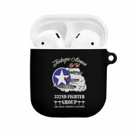Tuskegee Airmen WWII Heroes AirPods Case The Great American Aviators Black Art - Wonder Print Shop